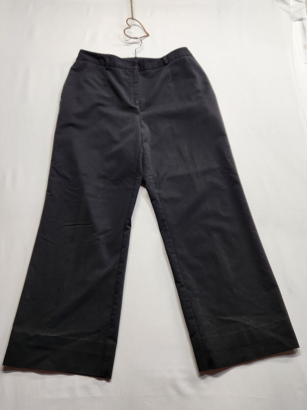 ⭐️Jaclyn Smith Black Wide Leg Dress Pants Trousers Size 10 Business Office